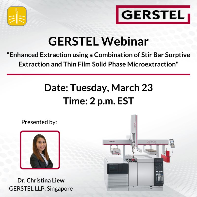 Gerstel: Enhanced Extraction using a Combination of Stir Bar Sorptive Extraction and Thin Film Solid Phase Microextraction