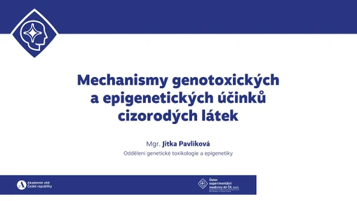 TVT 2020 - Mechanismy genotoxických a epigenetických účinků cizorodých látek