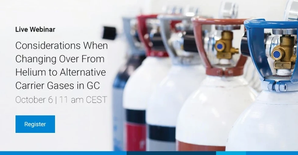 Agilent Technologies: Considerations when changing over from Helium to alternative carrier gases in GC