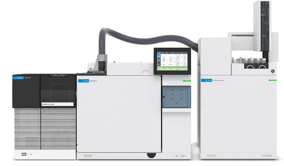 Agilent Technologies: Obrázek 1. Pro tuto analýzu byl použit Agilent 8890 GC s 8697 headspace a 7010D TQ.