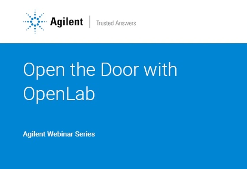 Agilent Technologies: Save Time Using the New Integration Optimizer in OpenLab CDS
