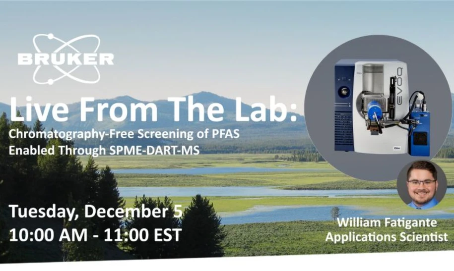 Bruker Applied Mass Spectrometry - Chromatography-Free Screening of PFAS Enabled Through SPME-DART-MS