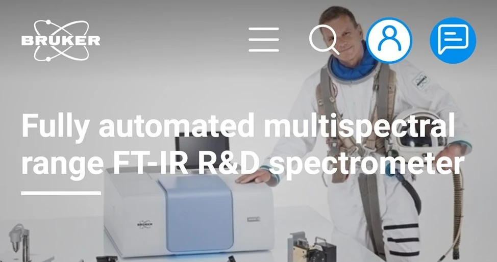 Bruker: Fully automated multispectral range FT-IR R&D spectrometer