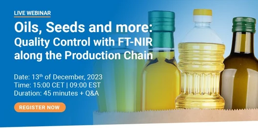 Oils, Seeds and more: Quality Control with FT-NIR along the Production Chain