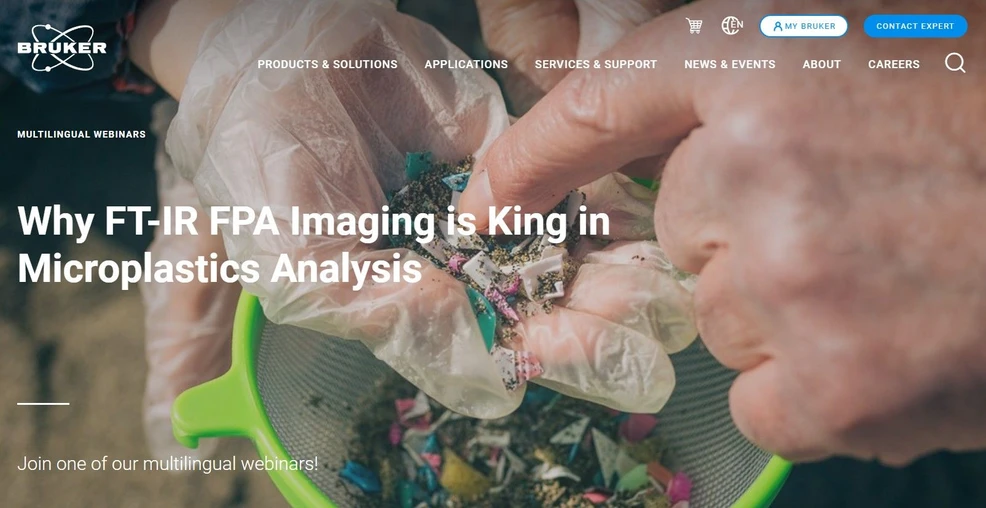 Bruker: Why FT-IR FPA Imaging is King in Microplastics Analysis?