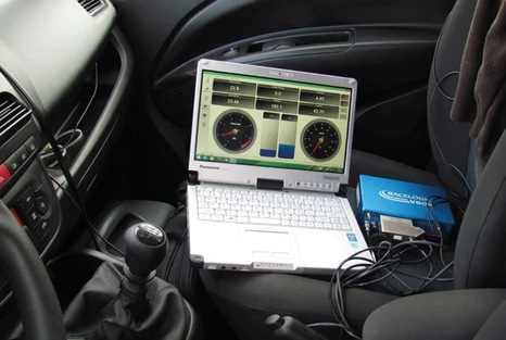 Měření emisí v reálném provozu pomocí mobilní laboratoře