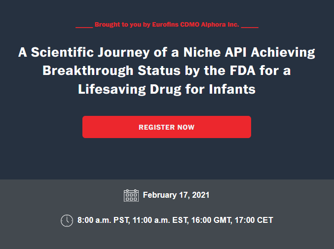 C&EN: A Scientific Journey of a Niche API Achieving Breakthrough Status by the FDA for a Lifesaving Drug for Infants