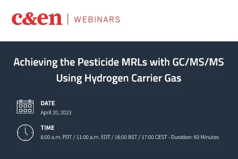 Achieving the Pesticide MRLs with GC/MS/MS Using Hydrogen Carrier Gas