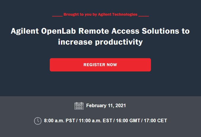 C&EN: Agilent OpenLab Remote Access Solutions to increase productivity