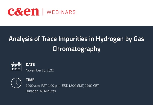 C&EN: Analysis of Trace Impurities in Hydrogen by Gas Chromatography