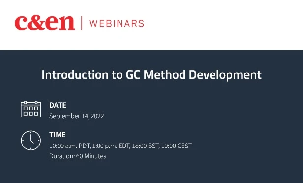 C&EN: Introduction to GC Method Development