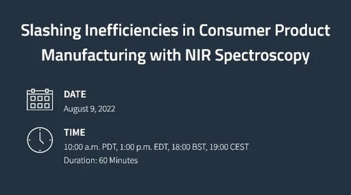 Slashing Inefficiencies in Consumer Product Manufacturing with NIR Spectroscopy