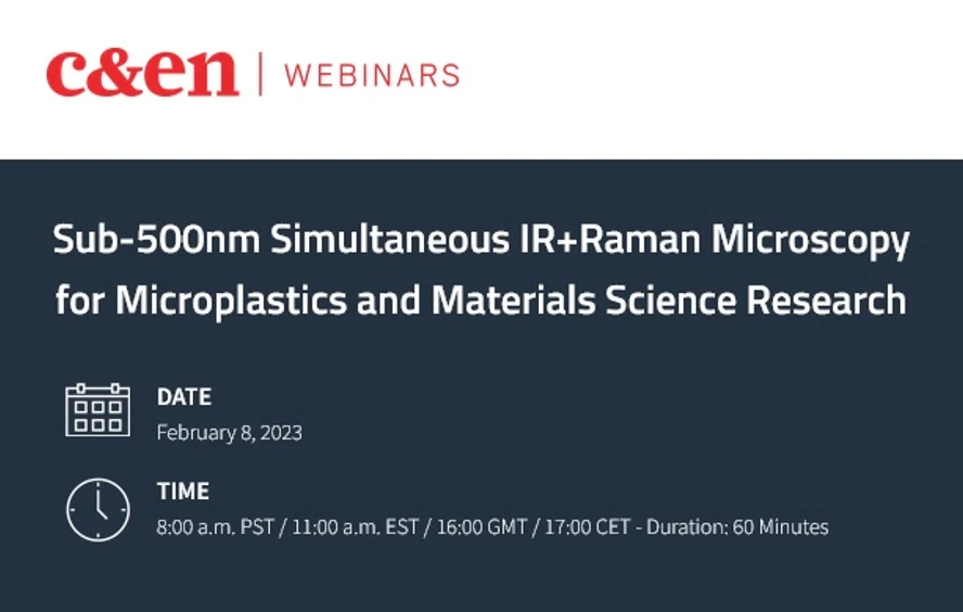 C&EN: Sub-500nm Simultaneous IR+Raman Microscopy for Microplastics and Materials Science Research