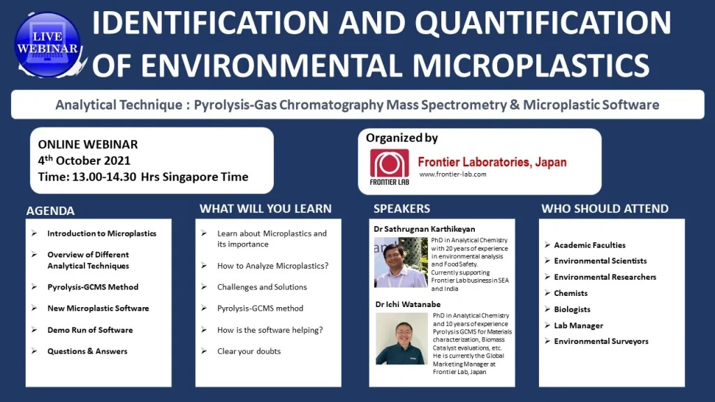 Frontier Laboratories: Identification and quantification of environmental microplastics