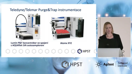 Instrumentace Purge&Trap pro stanovení těkavých organických látek (záznám přednášky)