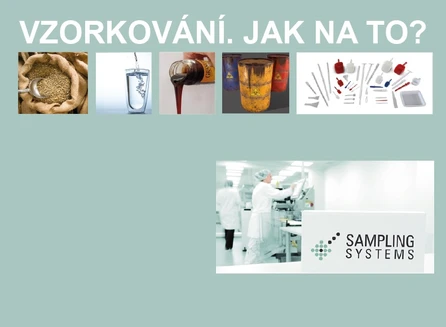 Vzorkovače pro potravinářství a farmacii – portfolio Sampling Systems