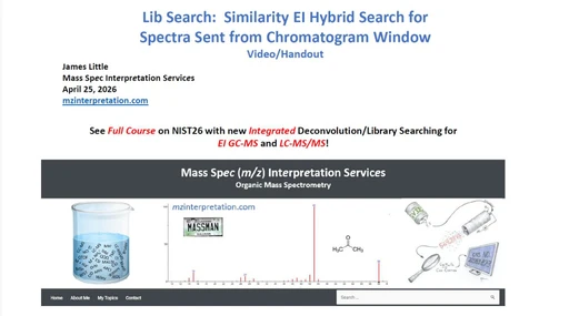 NIST 26 Hybrid Search pro EI spektra: Praktický průvodce vyhledáváním pomocí Similarity Hybrid Search