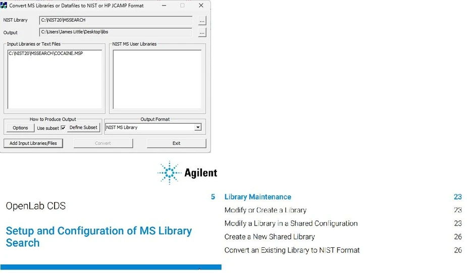 James Little: What library formats are used with OpenLab