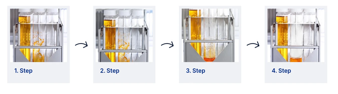 LCTech: Kvantitativní transfer vzorku při použití systému LCTech FREESTYLE EVA