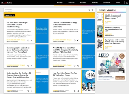 Přehled GC a GCMS Webinářů - Tipy a Triky 2021