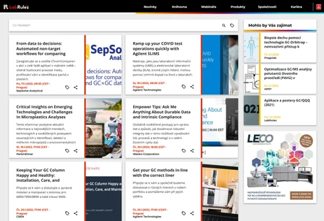 GC a GC/MS webináře týden 3/2022