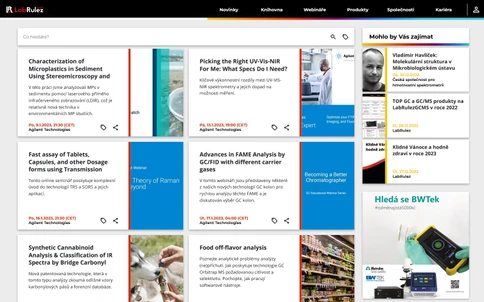 TOP GC a GC/MS webináře na LabRulezGCMS (CZ) v roce 2022