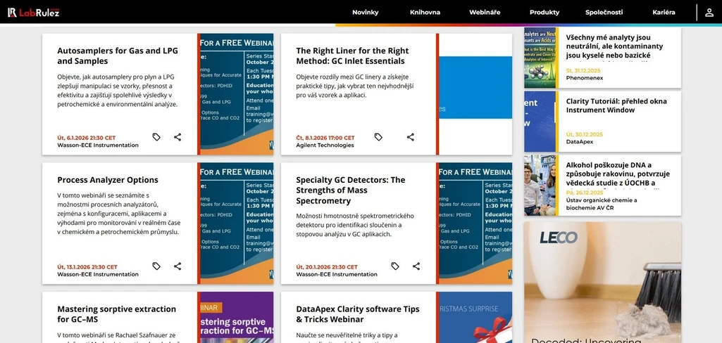 <p>LabRulez: Webináře LabRulezGCMS týden 02-03/2026</p>