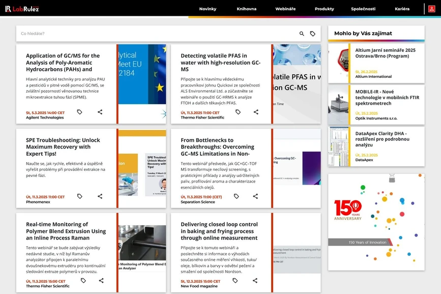 <p>LabRulez: Webináře LabRulezGCMS týden 10/2025</p>