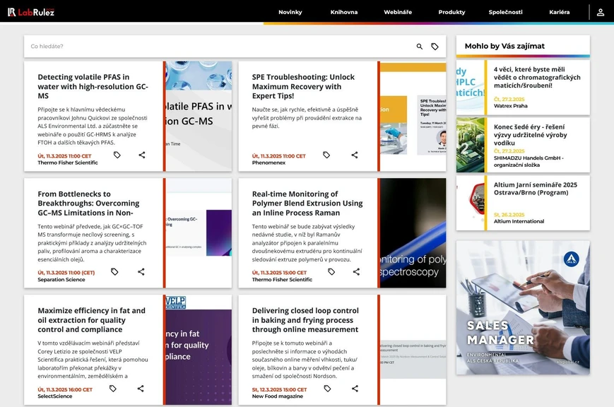 <p>LabRulez: Webináře LabRulezGCMS týden 11/2025</p>