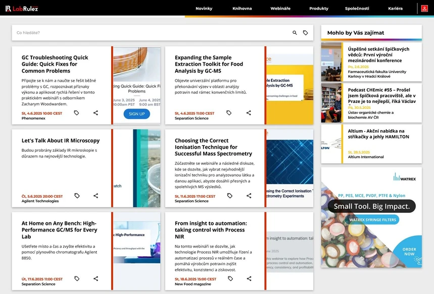 <p>LabRulez: Webináře LabRulezGCMS týden 23-24/2025</p>