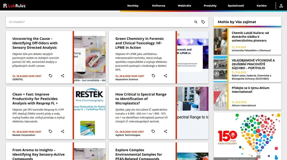 <p>LabRulez: Webináře LabRulezGCMS týden 35/2025</p>