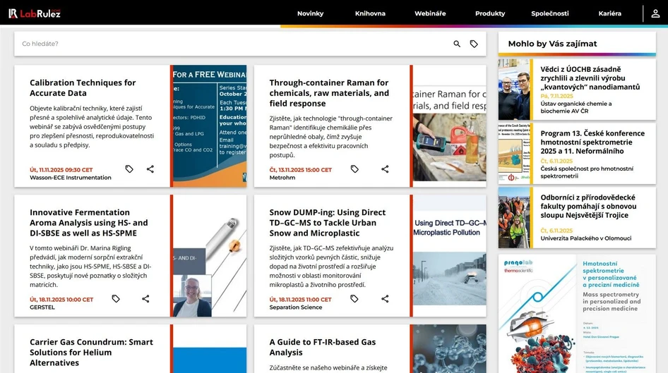 <p>LabRulez: Webináře LabRulezGCMS týden 46/2025</p>