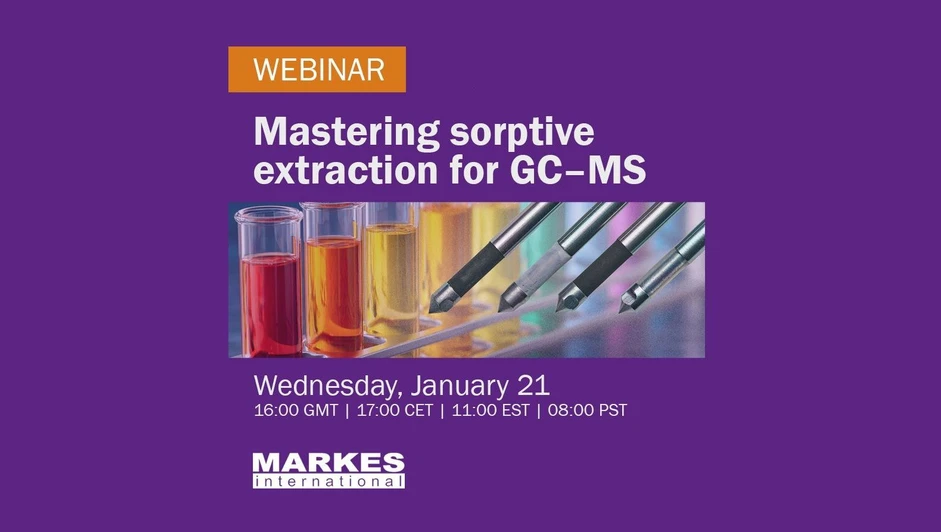 Markes International: Mastering sorptive extraction for GC–MS