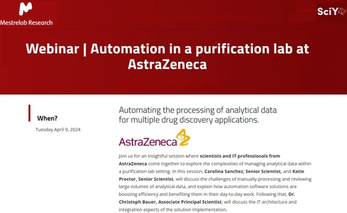 Automation in a purification lab at AstraZeneca