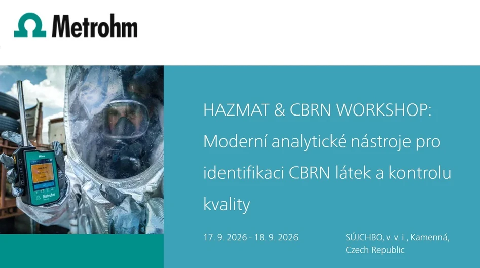 HAZMAT & CBRN WORKSHOP: Moderní analytické nástroje pro identifikaci CBRN látek a kontrolu kvality