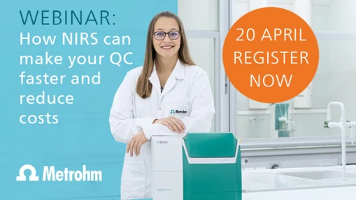 How Near-Infrared Spectroscopy can make your QA/QC faster and reduce costs