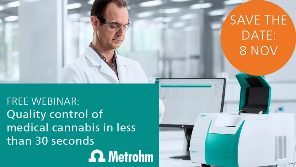 Metrohm: Kontrola kvality léčebného konopí za méně než 30 sekund