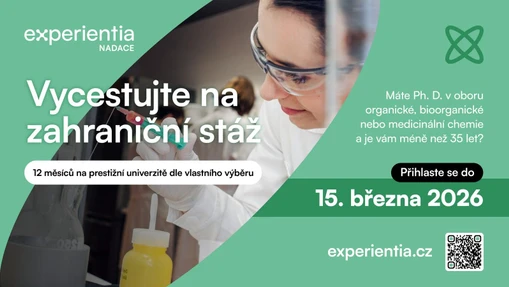 Nadace Experientia spouští přihlášky do soutěže o stipendium na zahraniční stáž