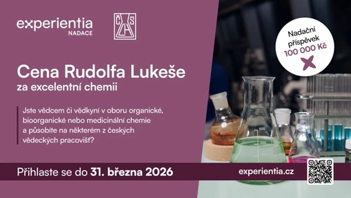 Staňte se laureátem či laureátkou Ceny Rudolfa Lukeše 2026