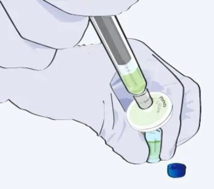 Phenomenex: Phenex stříkačkové filtry - Krok 3: Filtrace