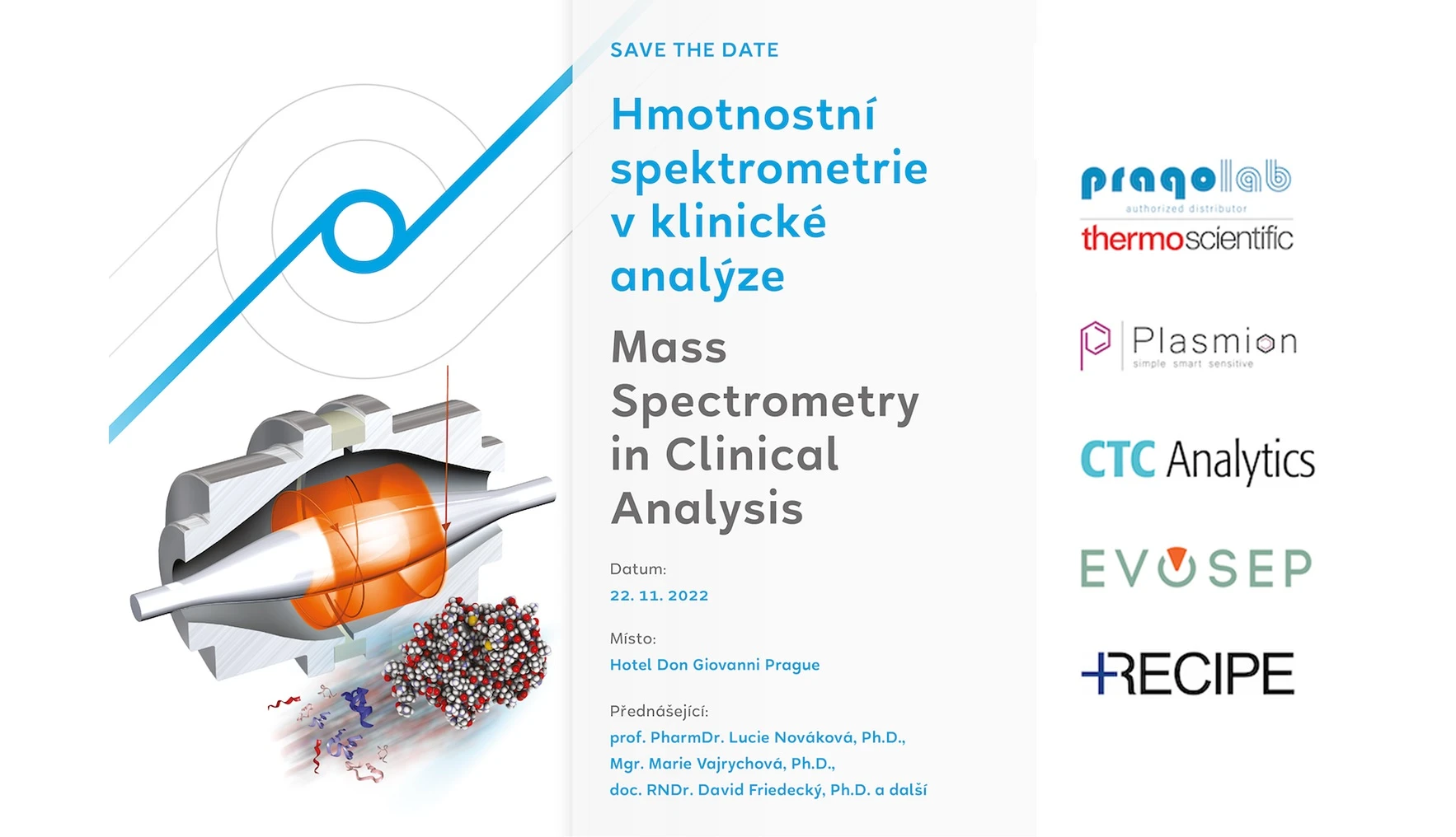 Pragolab: Hmotnostní spektrometrie v klinické analýze