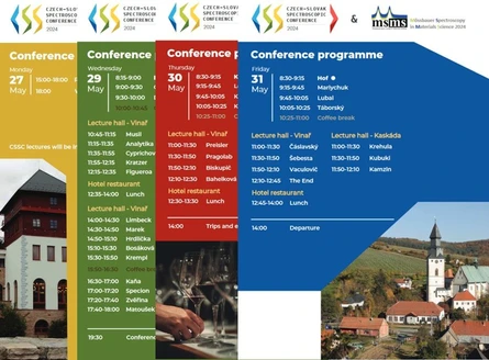 CSSC & MSMS 2024 (Program konference, přednášející)