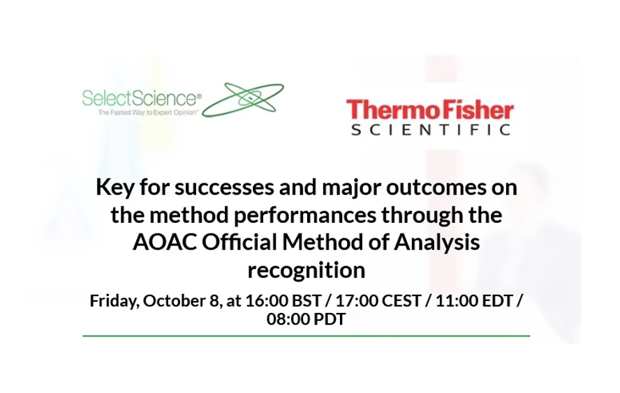SelectScience: Key for successes and major outcomes on the method performances through the AOAC Official Method of Analysis recognition