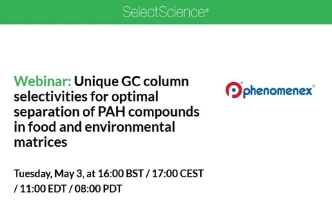 Unique GC column selectivities for optimal separation of PAH compounds in food and environmental matrices