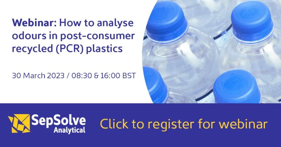 SepSolve: How to analyse odours in post-consumer recycled plastics