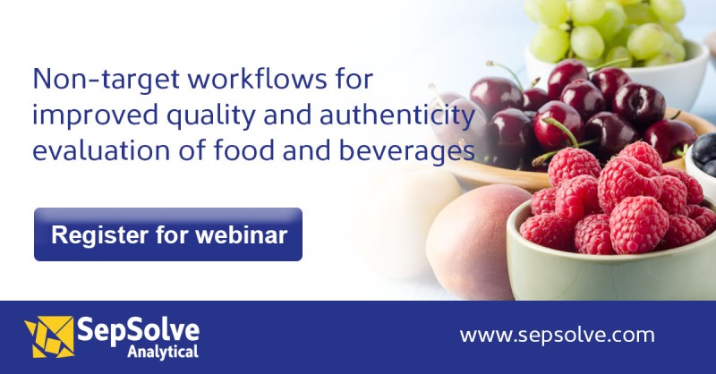 SepSolve: Non-target workflows for improved quality and authenticity evaluation of food and beverages