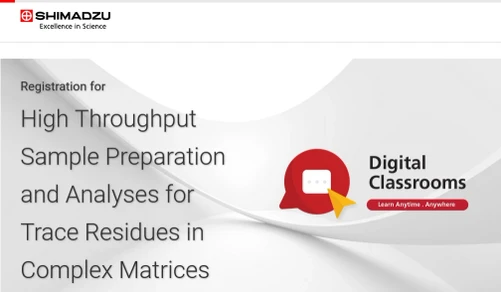 High Throughput Sample Preparation and Analyses for Trace Residues in Complex Matrices