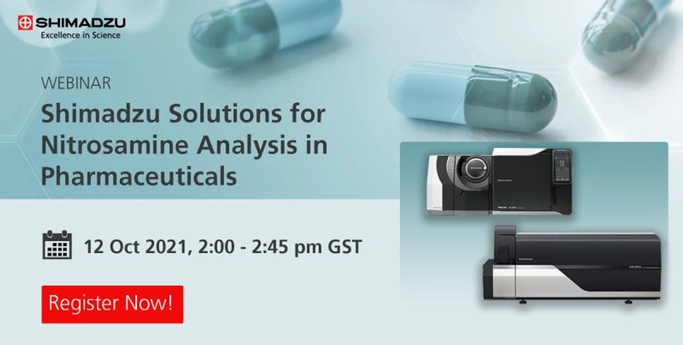 Shimadzu: Shimadzu Solutions for Nitrosamine Analysis in Pharmaceuticals