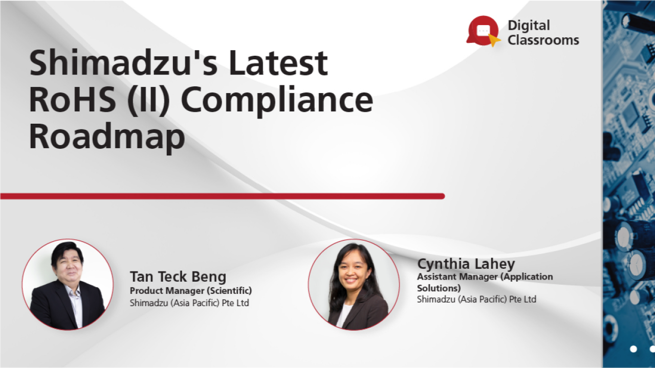 Shimadzu: Shimadzu's Latest RoHS (II) Compliance Roadmap