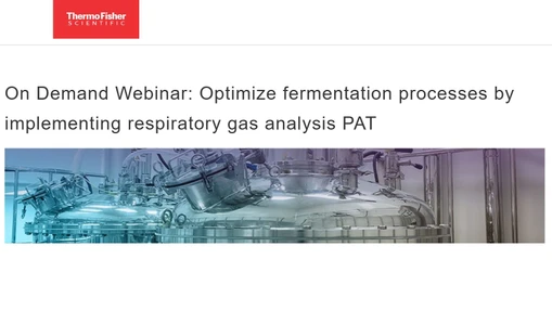 Optimize fermentation processes by implementing respiratory gas analysis PAT